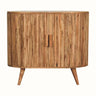 Boren Cabinet with Chunky Handles, Large - Natural Cabinets & Sideboards - Bokel Home