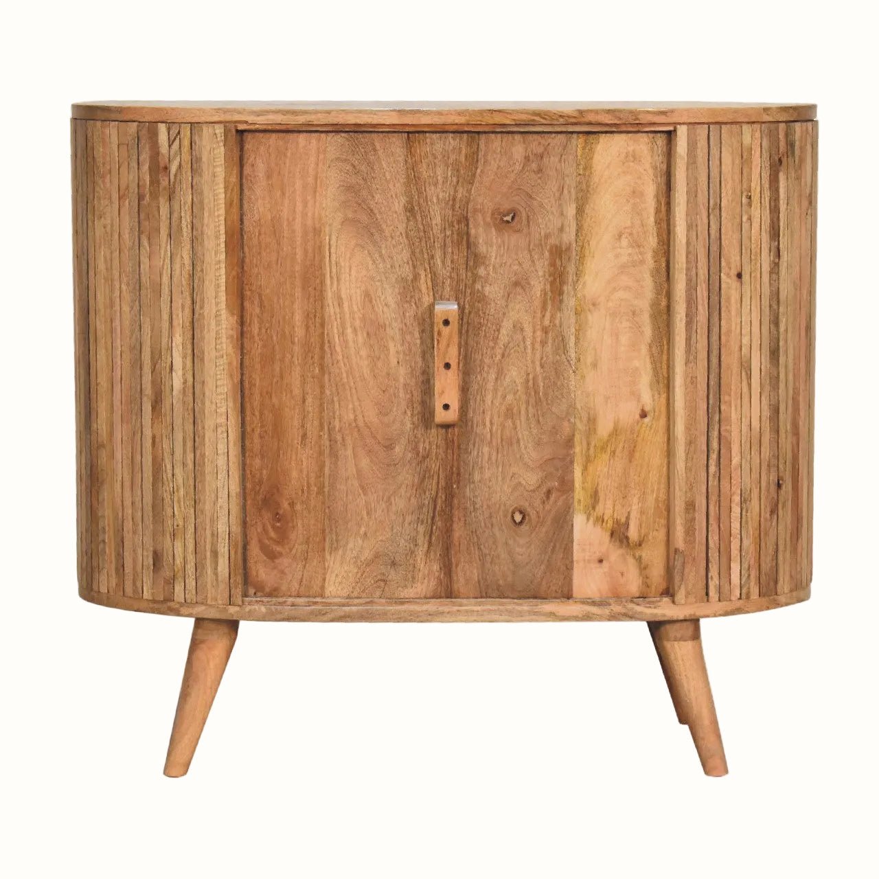 Boren Cabinet with Chunky Handles, Large - Natural Cabinets & Sideboards - Bokel Home