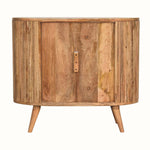Boren Cabinet with Chunky Handles, Large - Natural Cabinets & Sideboards - Bokel Home