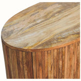 Boren Cabinet with Chunky Handles, Large - Natural Cabinets & Sideboards - Bokel Home