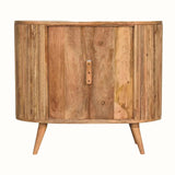 Boren Cabinet with Chunky Handles, Large - Natural Cabinets & Sideboards - Bokel Home