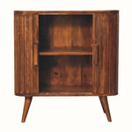 Boren Cabinet with Chunky Handles, Medium - Chestnut Cabinets & Sideboards - Bokel Home