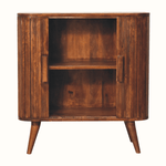Boren Cabinet with Chunky Handles, Medium - Chestnut Cabinets & Sideboards - Bokel Home