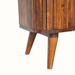 Boren Cabinet with Chunky Handles, Medium - Chestnut Cabinets & Sideboards - Bokel Home