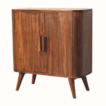 Boren Cabinet with Chunky Handles, Medium - Chestnut Cabinets & Sideboards - Bokel Home