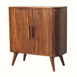 Boren Cabinet with Chunky Handles, Medium - Chestnut Cabinets & Sideboards - Bokel Home