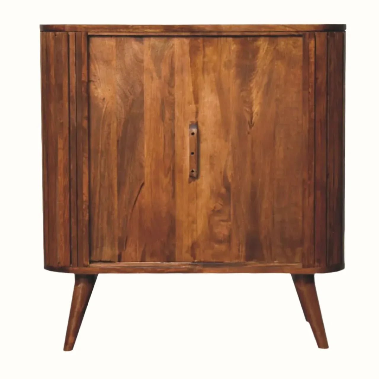 Boren Cabinet with Chunky Handles, Medium - Chestnut Cabinets & Sideboards - Bokel Home