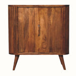 Boren Cabinet with Chunky Handles, Medium - Chestnut Cabinets & Sideboards - Bokel Home