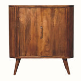 Boren Cabinet with Chunky Handles, Medium - Chestnut Cabinets & Sideboards - Bokel Home