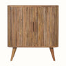 Boren Cabinet with Chunky Handles, Medium - Natural Cabinets & Sideboards - Bokel Home