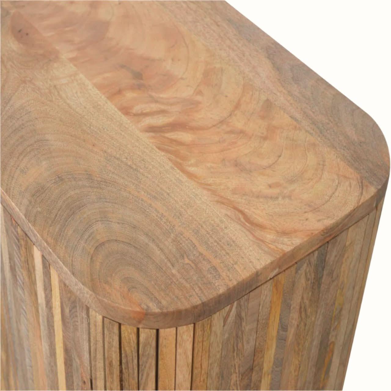 Boren Cabinet with Chunky Handles, Medium - Natural Cabinets & Sideboards - Bokel Home