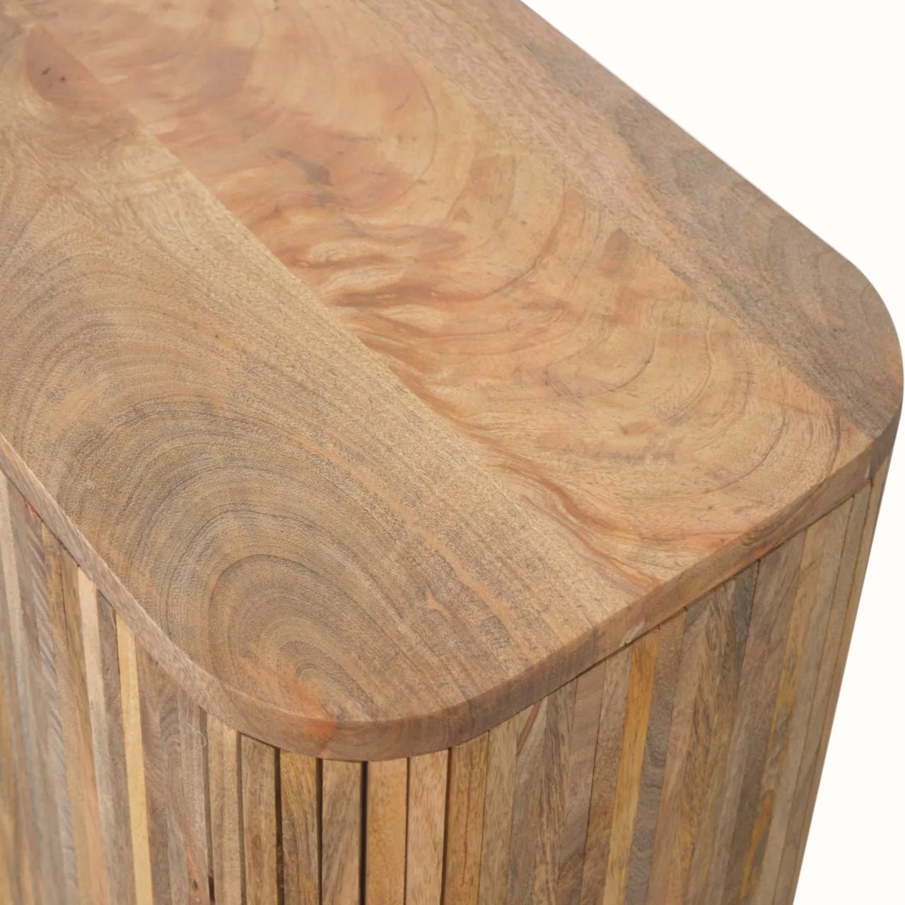 Boren Cabinet with Chunky Handles, Medium - Natural Cabinets & Sideboards - Bokel Home