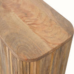 Boren Cabinet with Chunky Handles, Medium - Natural Cabinets & Sideboards - Bokel Home