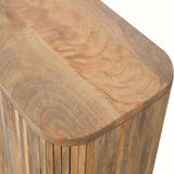 Boren Cabinet with Chunky Handles, Medium - Natural Cabinets & Sideboards - Bokel Home