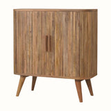 Boren Cabinet with Chunky Handles, Medium - Natural Cabinets & Sideboards - Bokel Home