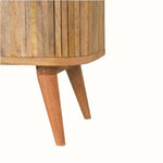 Boren Cabinet with Chunky Handles, Medium - Natural Cabinets & Sideboards - Bokel Home