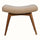 Boren Cream Boucle Stool - Natural Stools - Bokel Home