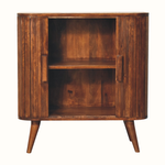 Boren Cabinet with Chunky Handles, Medium - Chestnut Cabinets & Sideboards Bokel Home