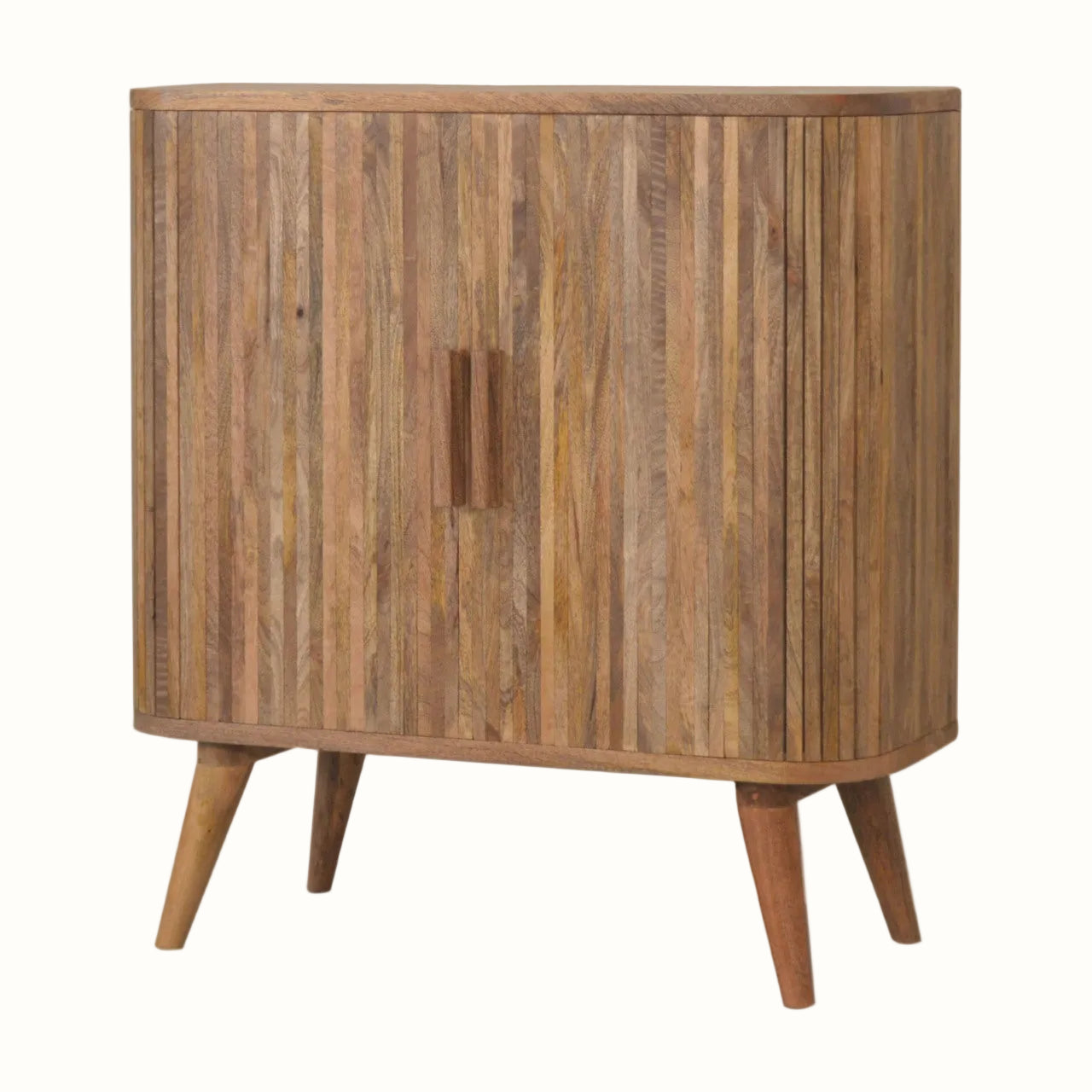 Boren Cabinet with Chunky Handles, Medium - Natural Cabinets & Sideboards Bokel Home