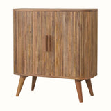 Boren Cabinet with Chunky Handles, Medium - Natural Cabinets & Sideboards Bokel Home