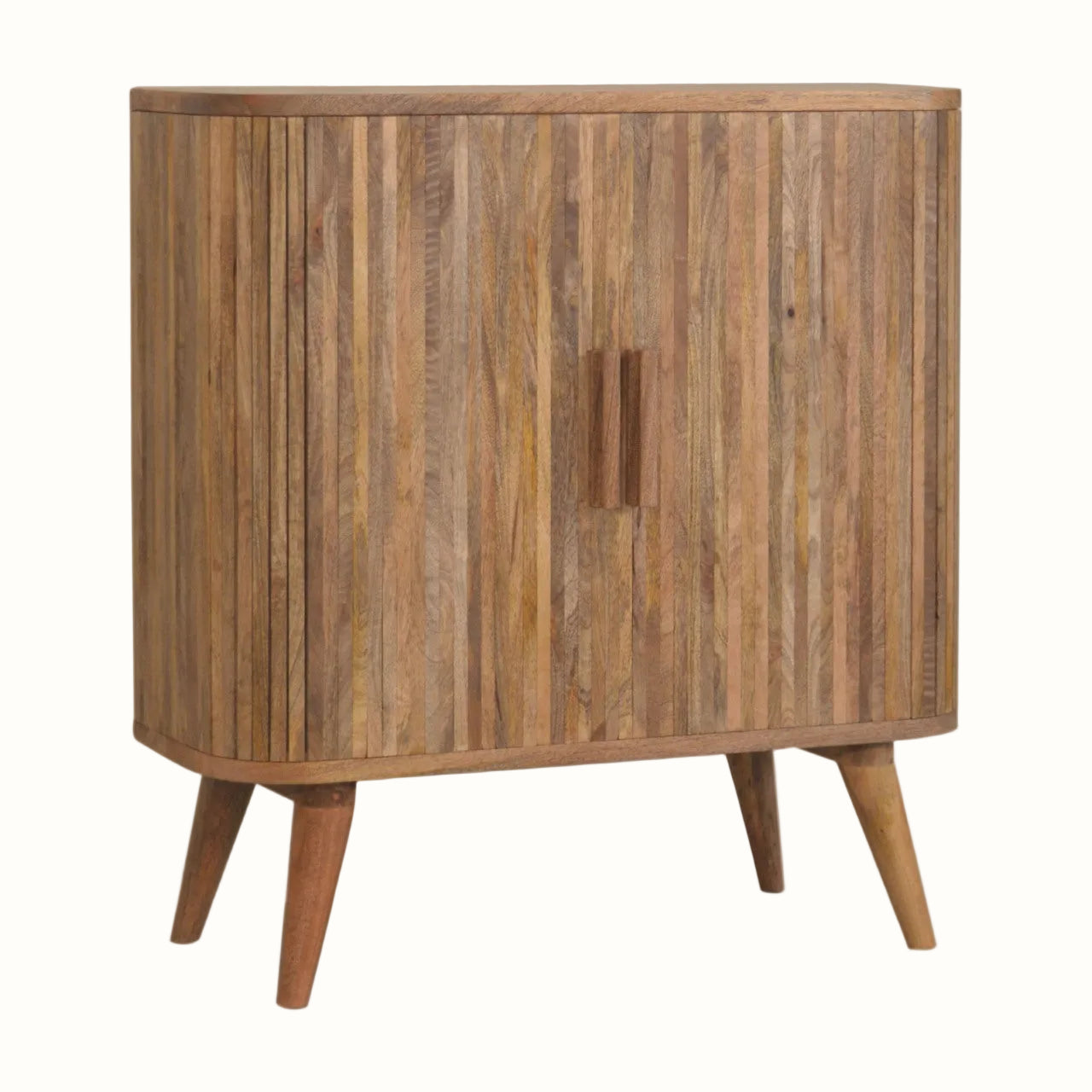 Boren Cabinet with Chunky Handles, Medium - Natural Cabinets & Sideboards Bokel Home