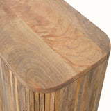 Boren Cabinet with Chunky Handles, Medium - Natural Cabinets & Sideboards Bokel Home