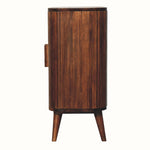 Boren Cabinet with Chunky Handles, Medium - Chestnut Cabinets & Sideboards Bokel Home