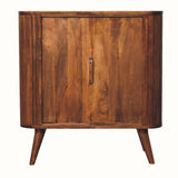 Boren Cabinet with Chunky Handles, Medium - Chestnut Cabinets & Sideboards Bokel Home