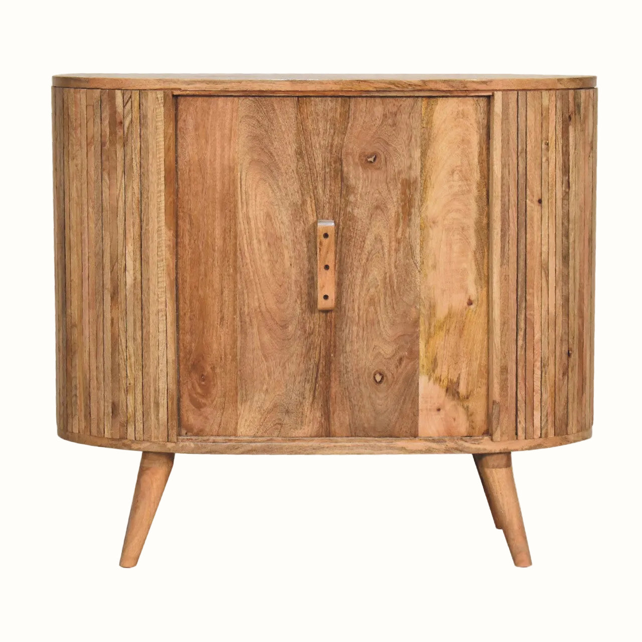 Boren Cabinet with Chunky Handles, Large - Natural Cabinets & Sideboards Bokel Home