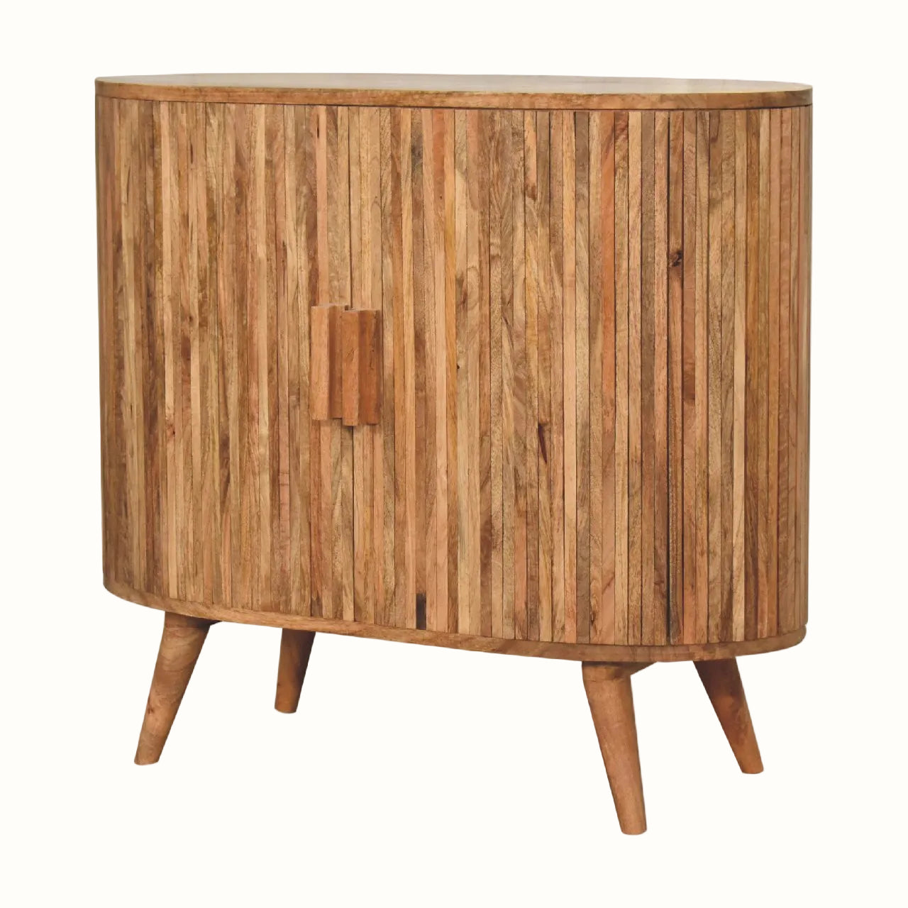 Boren Cabinet with Chunky Handles, Large - Natural Cabinets & Sideboards Bokel Home