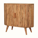Boren Cabinet with Chunky Handles, Large - Natural Cabinets & Sideboards Bokel Home