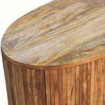 Boren Cabinet with Chunky Handles, Large - Natural Cabinets & Sideboards Bokel Home