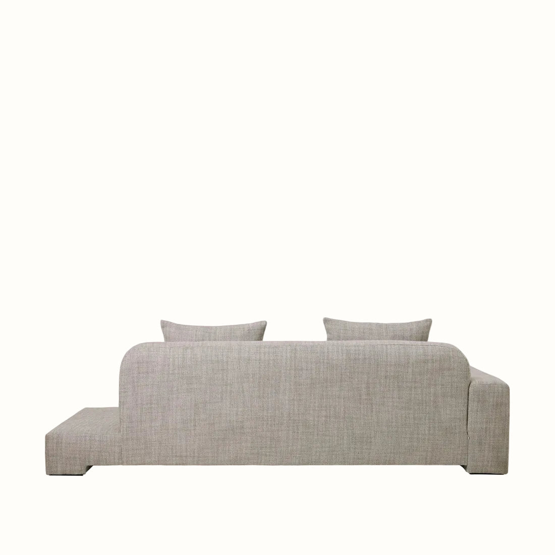 Broste Bay Chais Longue Left - Beige Melange Sofa - Bokel Home