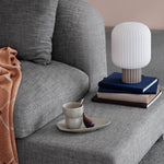 Broste Bay Chais Longue Right - Anthracite Melange Sofa - Bokel Home