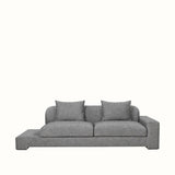 Broste Bay Chais Longue Right - Anthracite Melange Sofa - Bokel Home