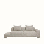 Broste Bay Chais Longue Right - Beige Melange Sofa - Bokel Home