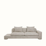 Broste Bay Chais Longue Right - Beige Melange Sofa - Bokel Home
