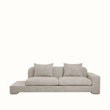 Broste Bay Chais Longue Right - Beige Melange Sofa - Bokel Home