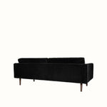 Broste Wind 2 Seater Sofa - Black Velvet Sofa - Bokel Home