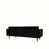 Broste Wind 2 Seater Sofa - Black Velvet Sofa - Bokel Home