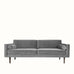 Broste Wind 2 Seater Sofa - Drizzle Grey Velvet Sofa - Bokel Home