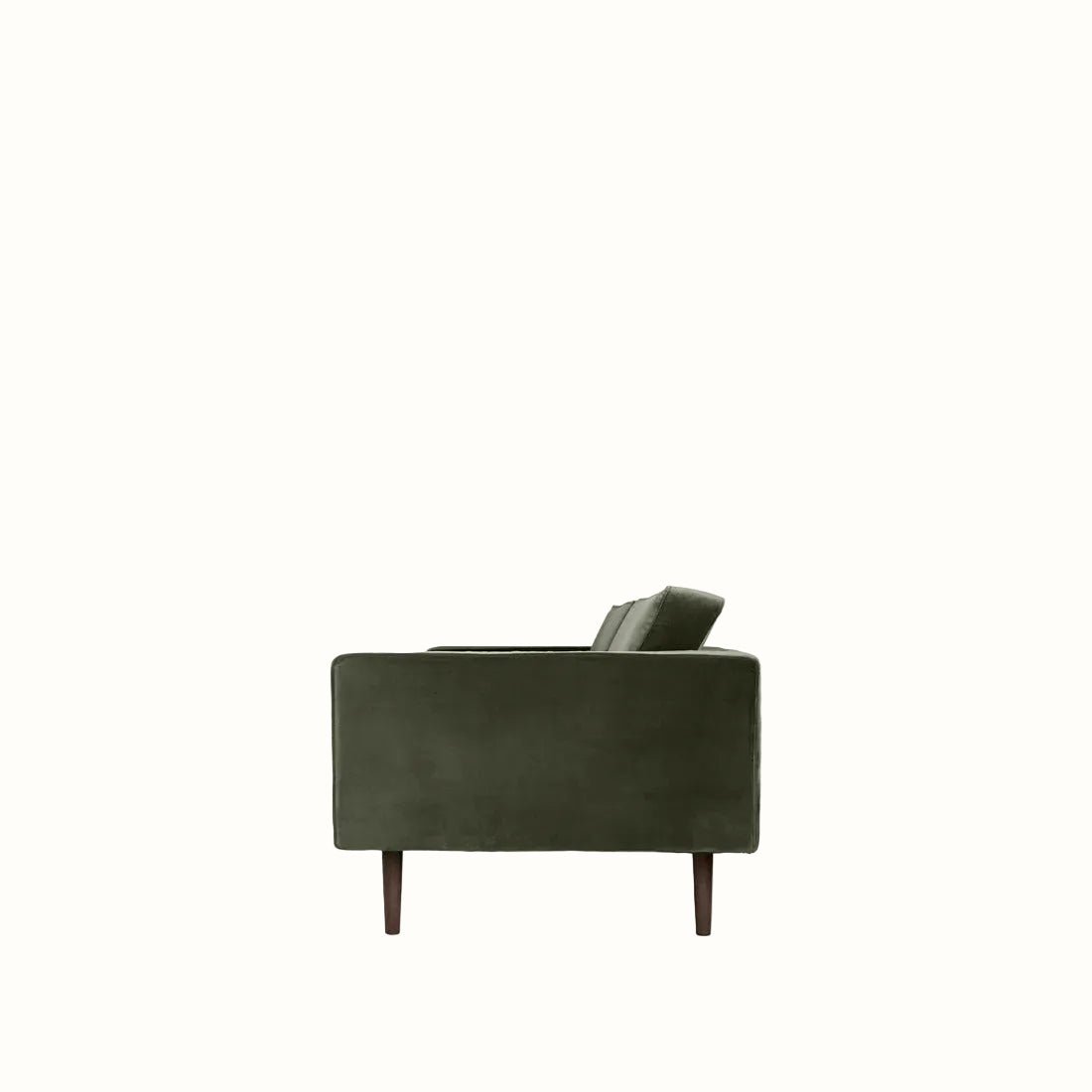 Broste Wind 2 Seater Sofa - Grape Leaf Green Velvet Sofa - Bokel Home