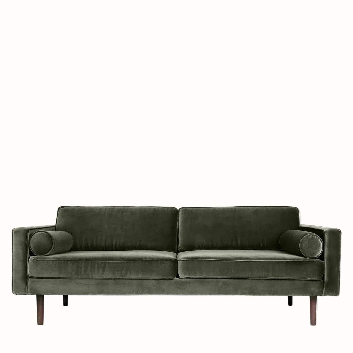 Broste Wind 2 Seater Sofa - Grape Leaf Green Velvet Sofa - Bokel Home