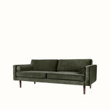 Broste Wind 2 Seater Sofa - Grape Leaf Green Velvet Sofa - Bokel Home