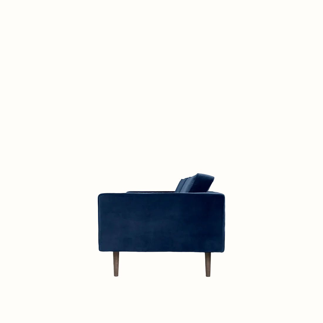 Broste Wind 2 Seater Sofa - Insignia Blue Velvet Sofa - Bokel Home