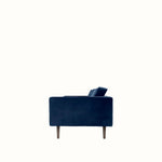 Broste Wind 2 Seater Sofa - Insignia Blue Velvet Sofa - Bokel Home