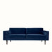Broste Wind 2 Seater Sofa - Insignia Blue Velvet Sofa - Bokel Home