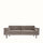 Broste Wind 2 Seater Sofa - Light Grey Velvet Sofa - Bokel Home