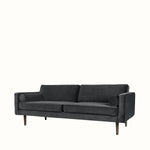Broste Wind 2 Seater Sofa - Magnet Grey Velvet Sofa - Bokel Home