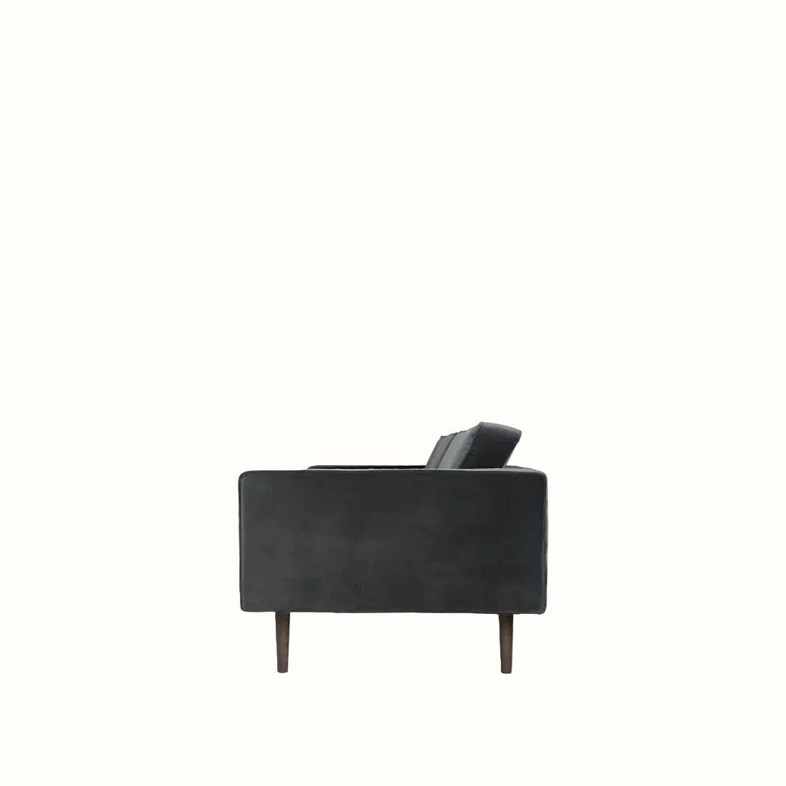 Broste Wind 2 Seater Sofa - Magnet Grey Velvet Sofa - Bokel Home